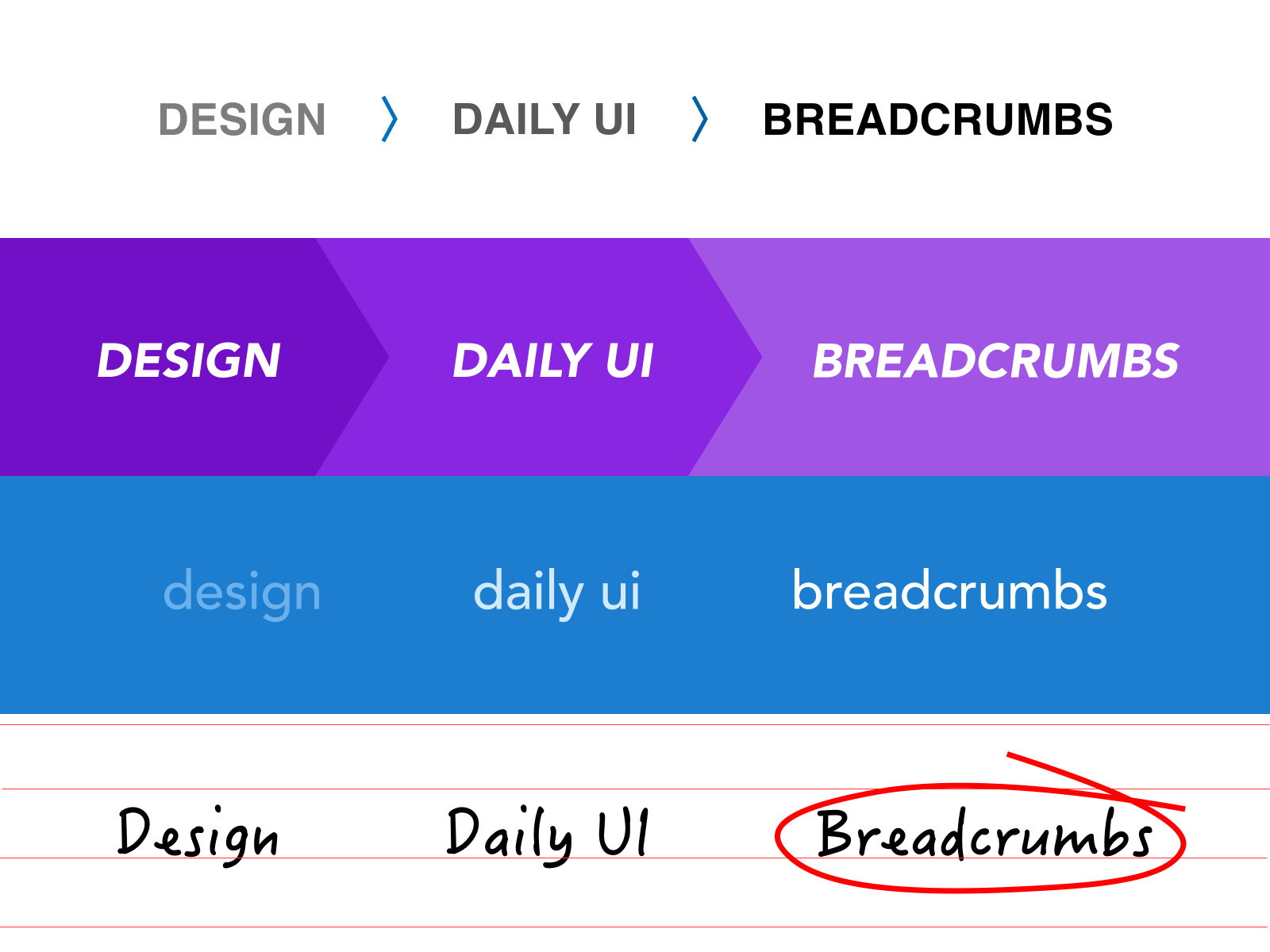 Daily Ui Challenge Breadcrumbs By James Park On Dribbble