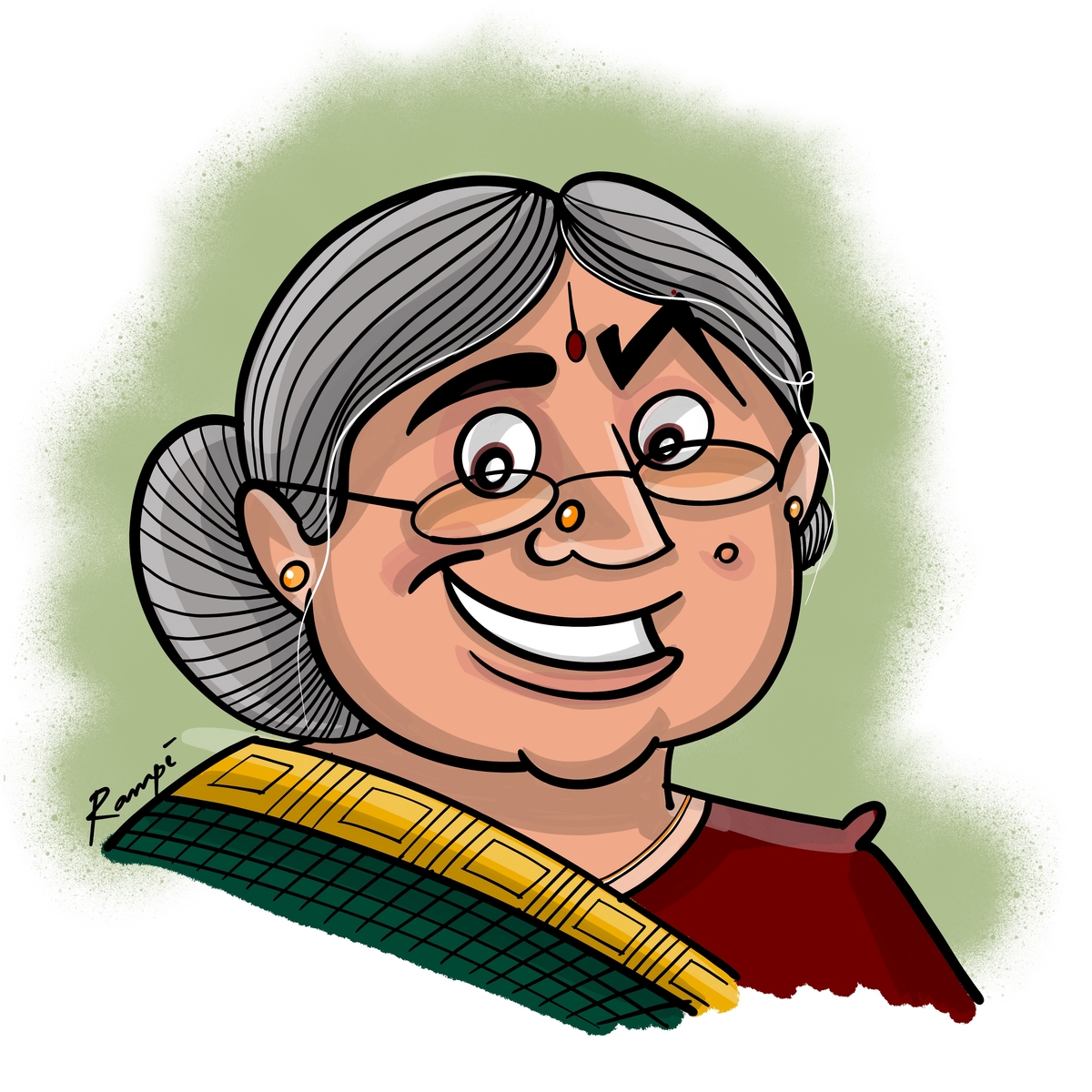 The Indian Granny By Ramprasad S On Dribbble