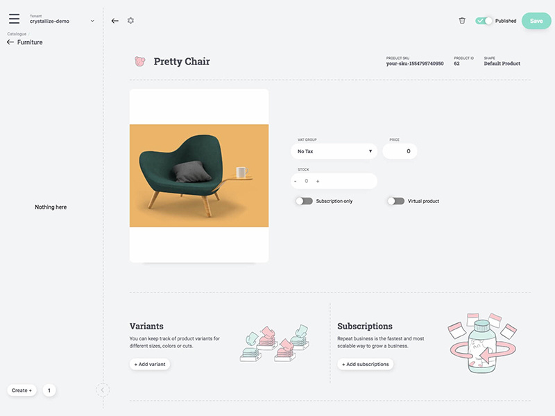 Product Creation User Experience