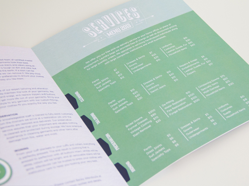 Afendoulis Cleaners Services Brochure By Janessa Rae Slangen On Dribbble