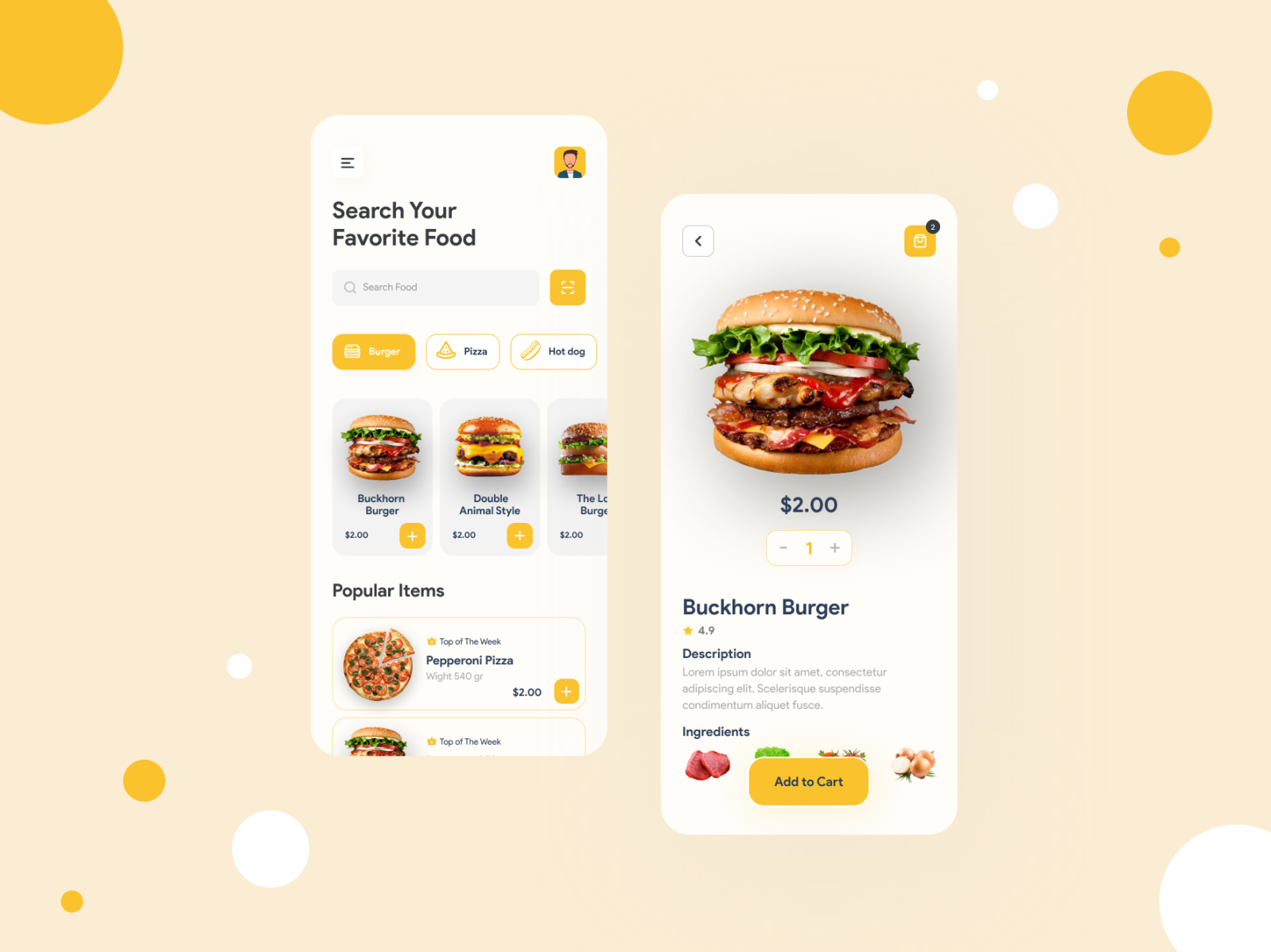 Food App UI Design By Akash Das On Dribbble