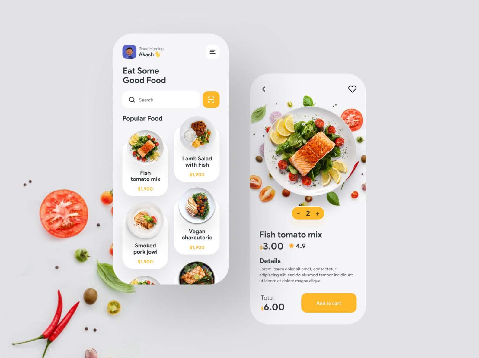 Food Delivery App Design By Akash Das On Dribbble