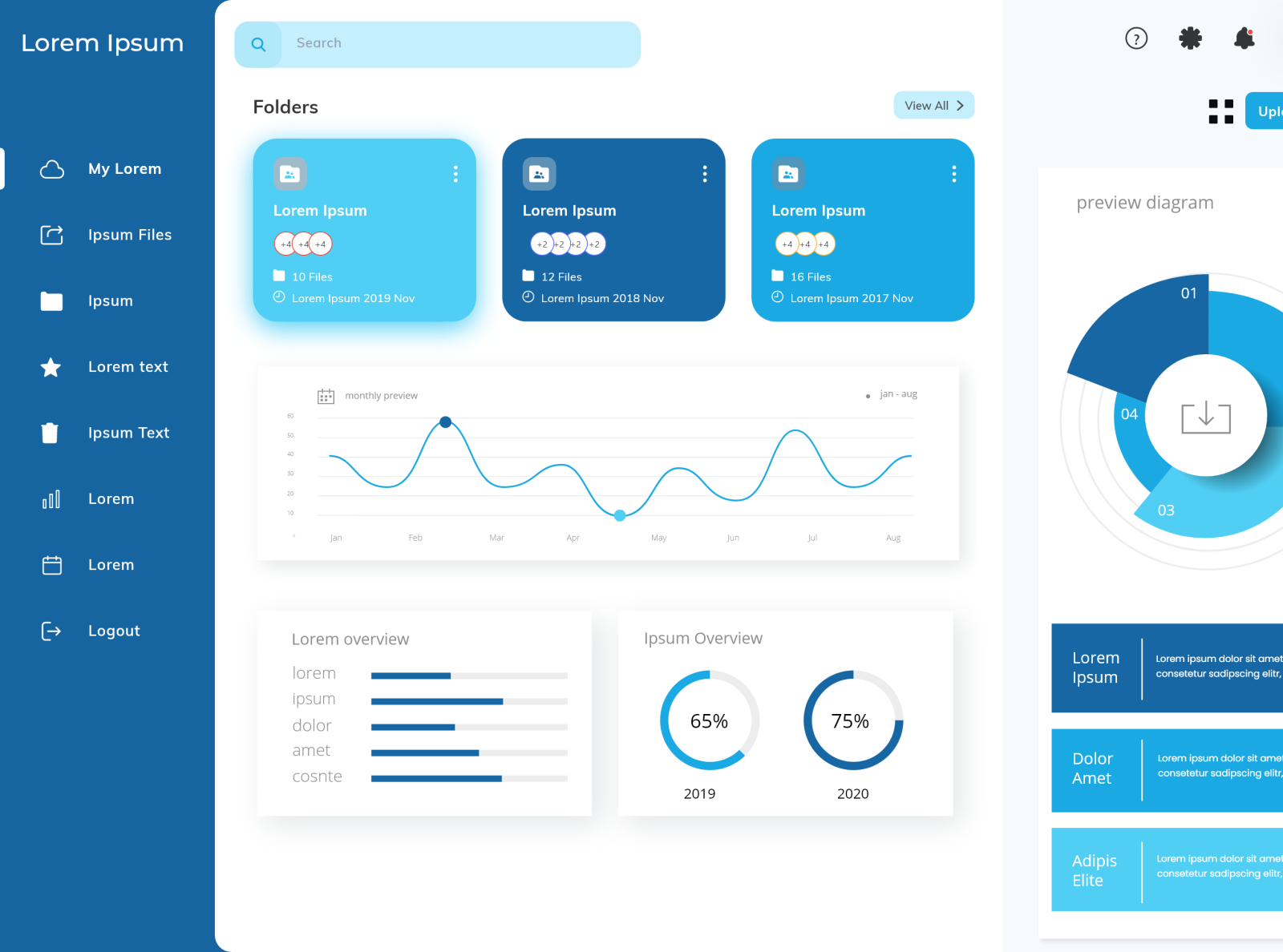 Amazing Blue Coloured Dashboard By Consolebit Technologies On Dribbble