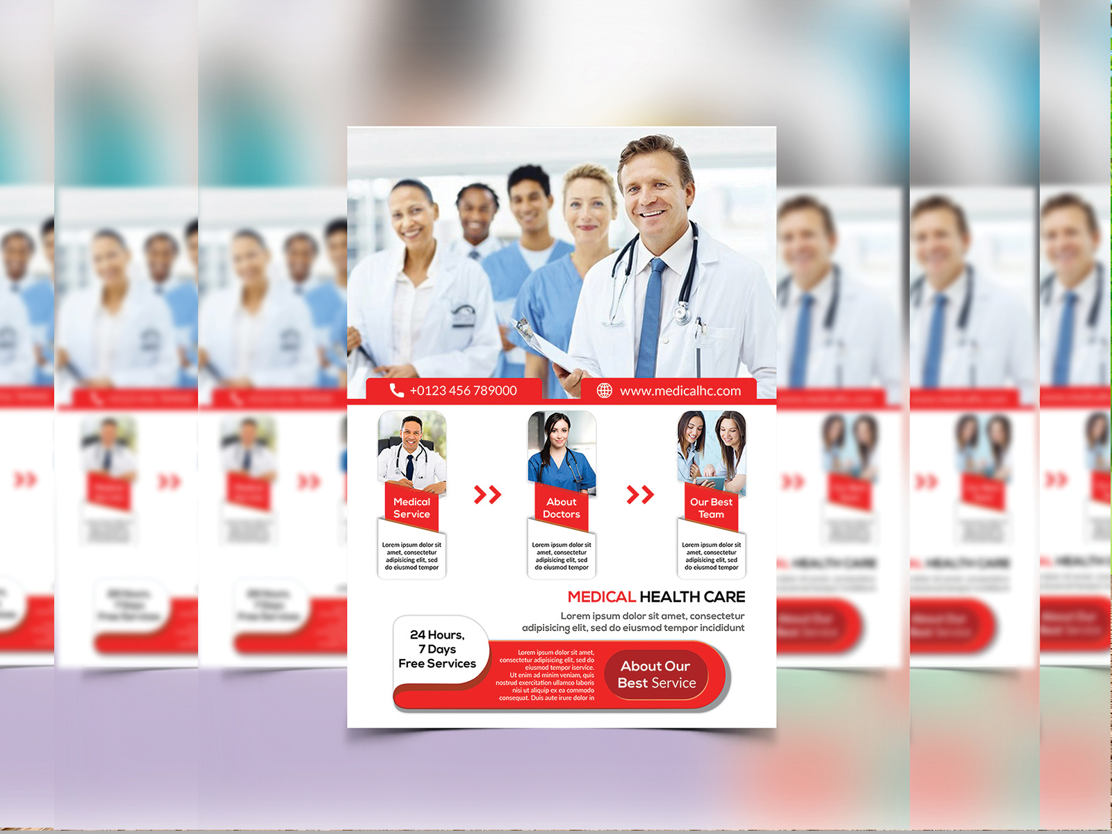 Medical Flyer Design By Saied Afride On Dribbble