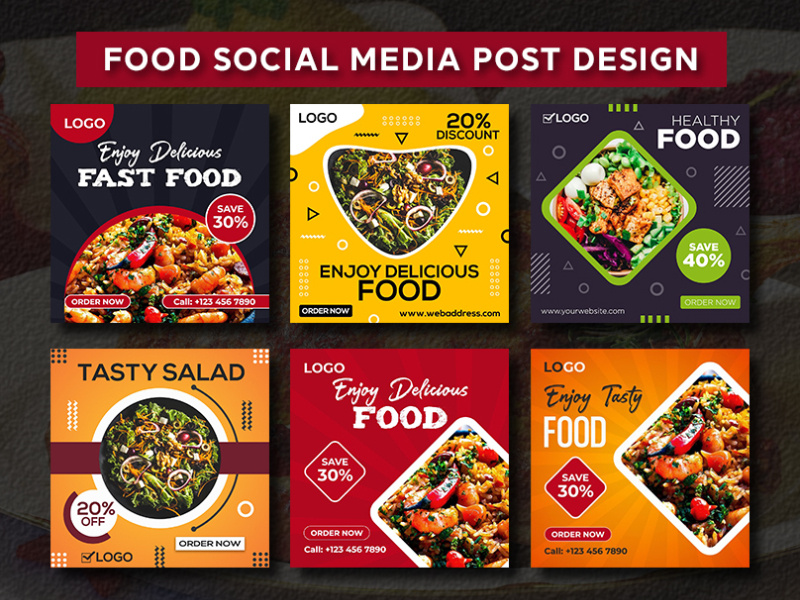 Food Social Media Design Banner Template By Almamun Dc On Dribbble