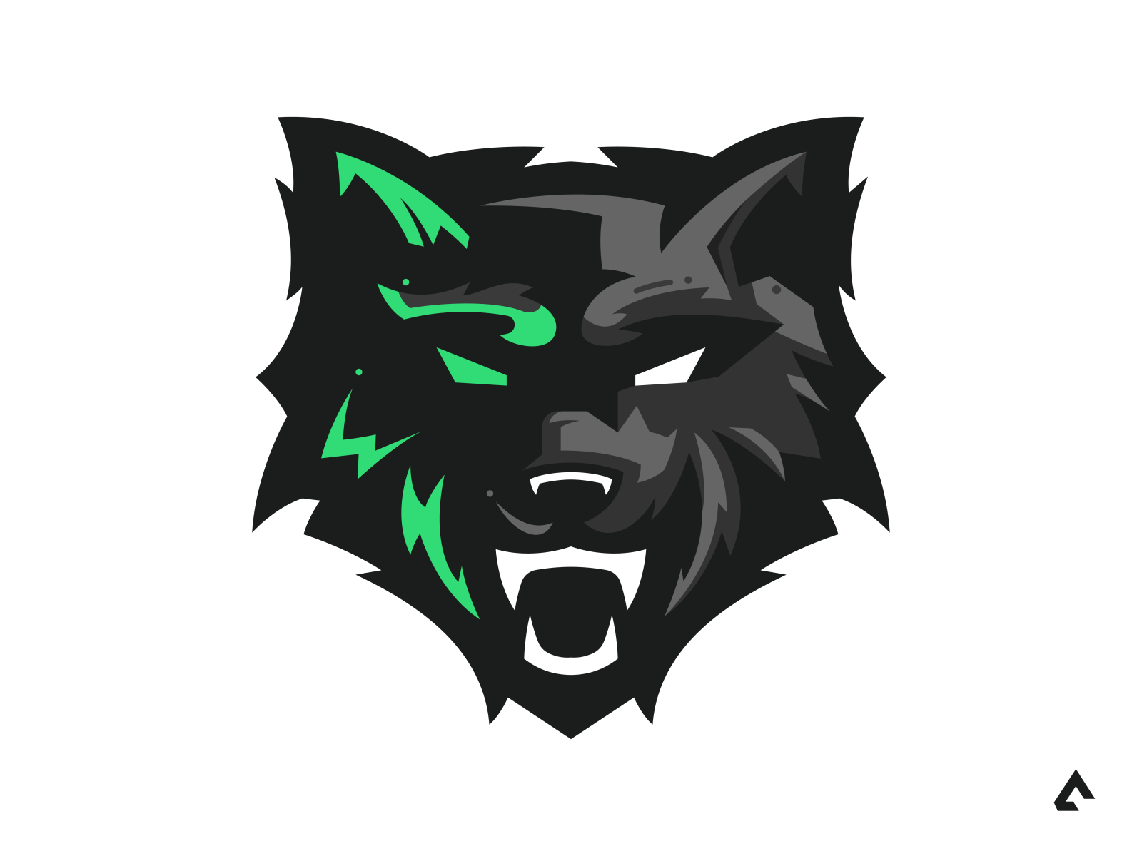 Wolf Mascot Logo By Jakub Banasik On Dribbble