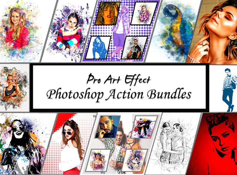 Pro Art Effect Photoshop Action Bundles By Al Amin On Dribbble