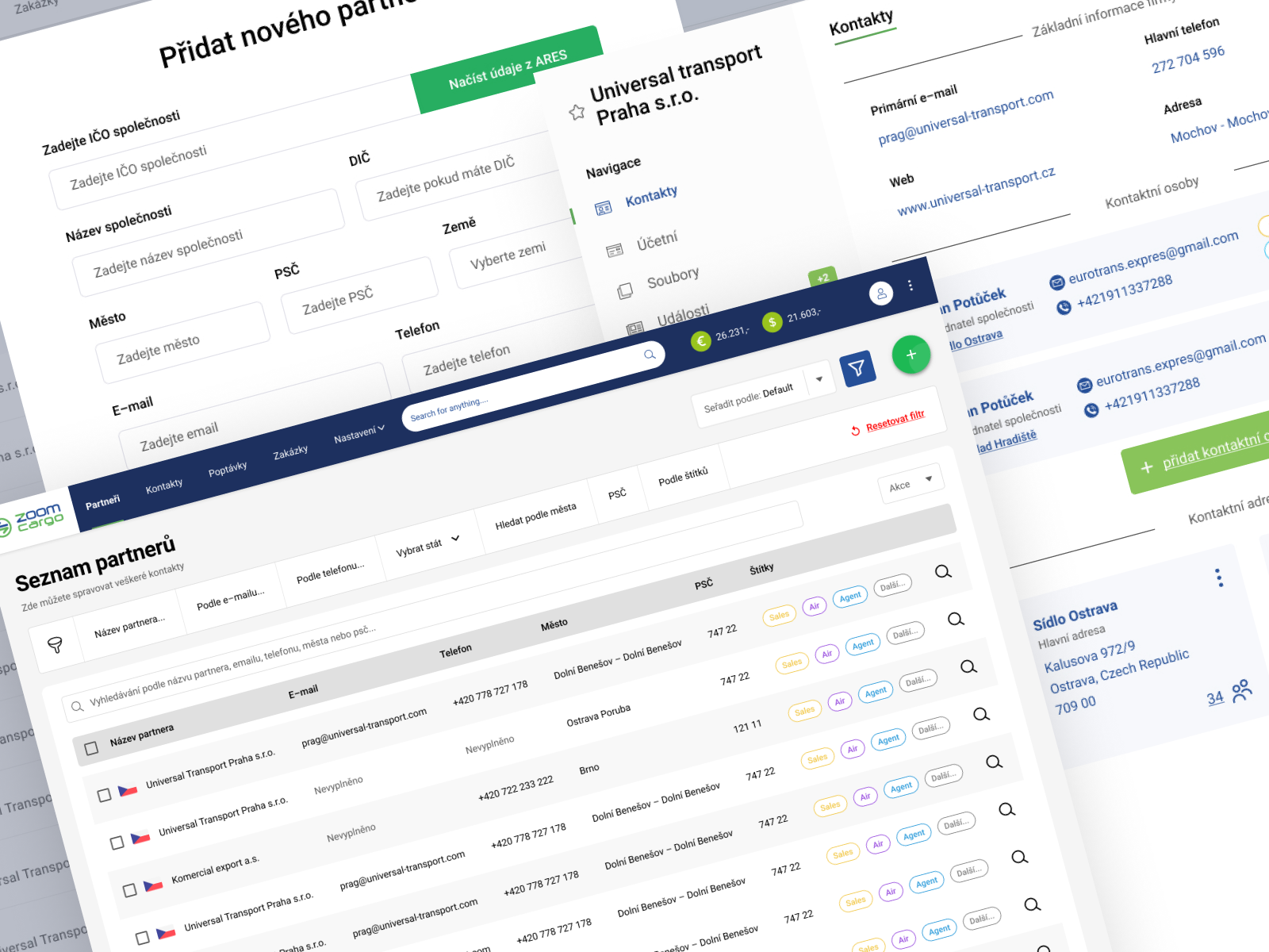 Logistics CRM CRM UX UI Design by Jan Röhrich on Dribbble