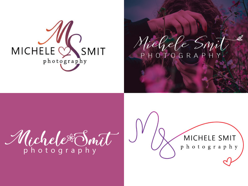 Michele Smit Photography Logo Options By Talisha Lombard On Dribbble