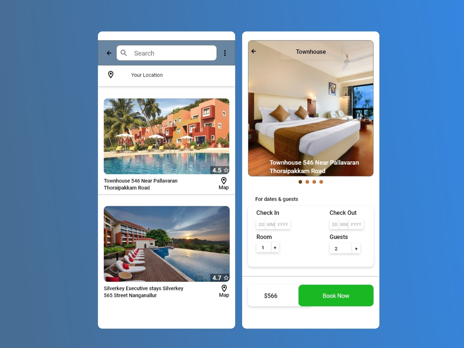 Daily Ui Hotel Booking By Sathish On Dribbble