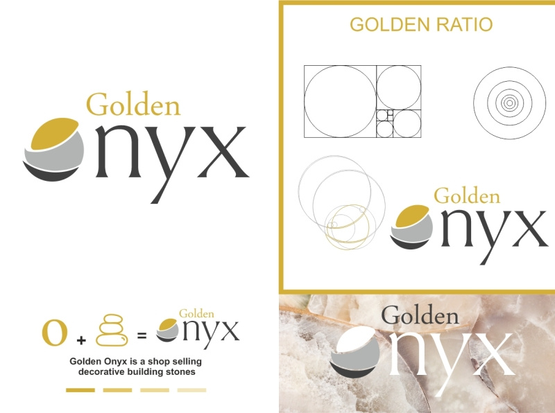 Golden Onyx Logo Design By Mehras On Dribbble