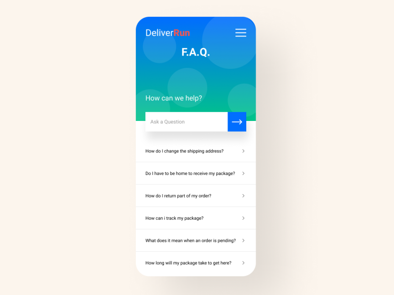 F A Q By Scott Conover On Dribbble