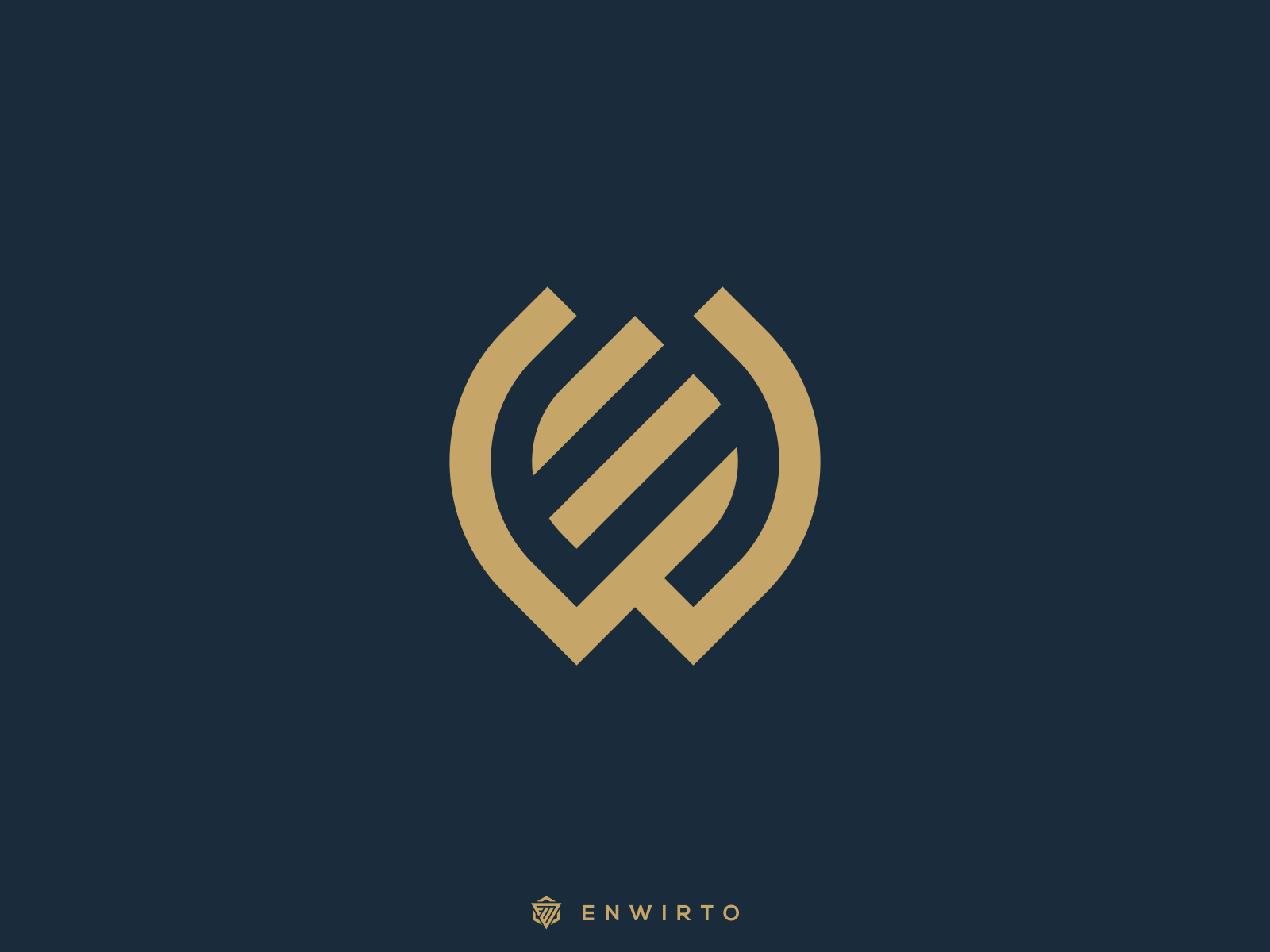 W Monogram Logo By Enwirto On Dribbble