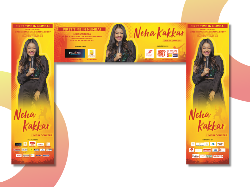 Neha Kakkar Concert Gate Poster By Ananya Mitra On Dribbble