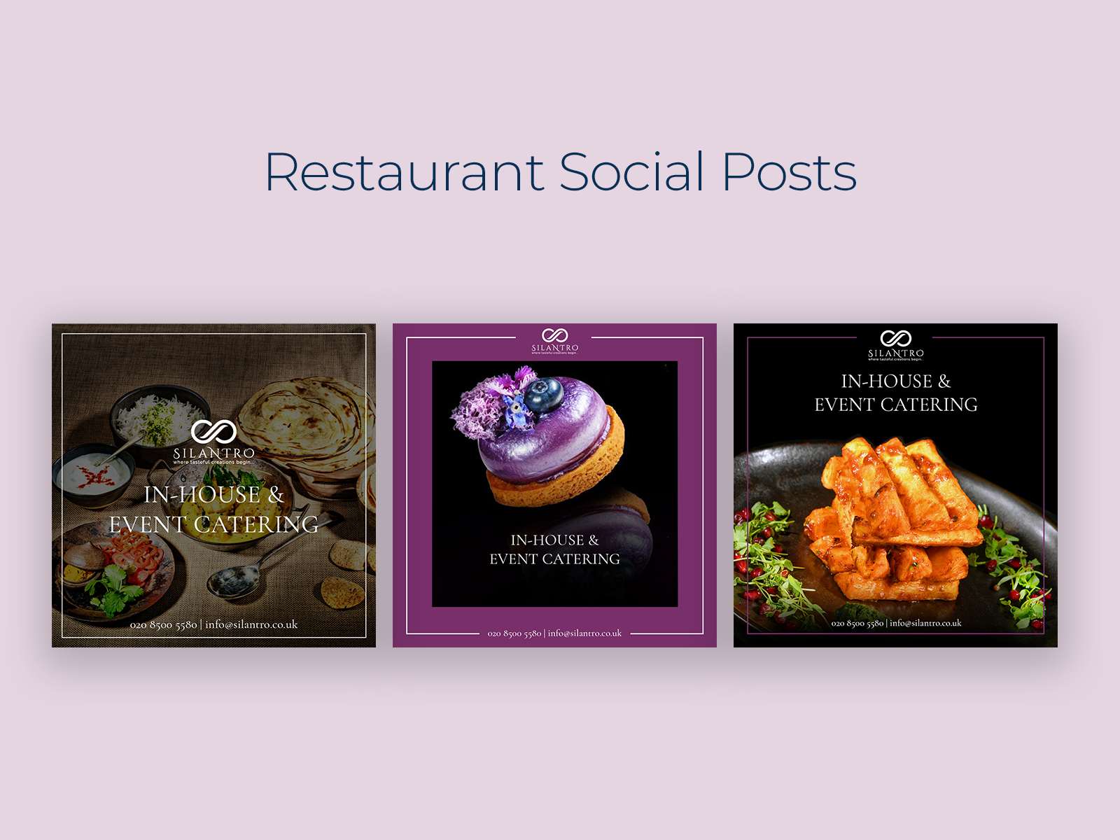 Restaurant Social Media Posts By Inah Mallare On Dribbble