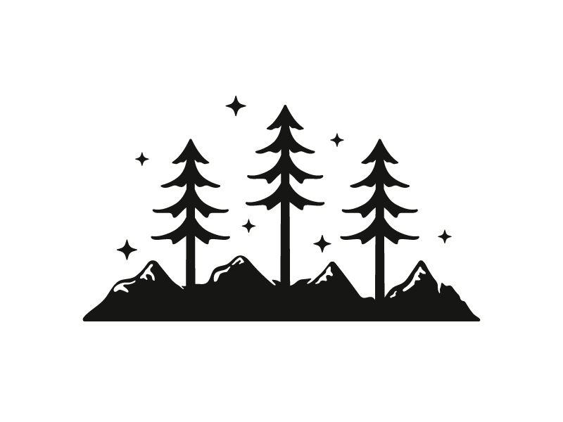 Three Trees By Van Berkemeyer On Dribbble