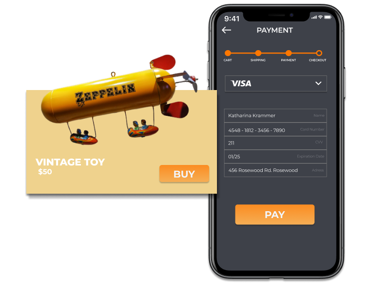 Daily Ui Challenge Credit Card Checkout By Katharina Krammer On