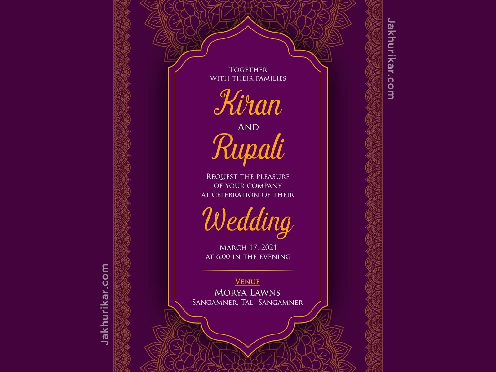 Wedding Invitation In Marathi Marathi Lagna Patrika By Jakhurikar On Dribbble