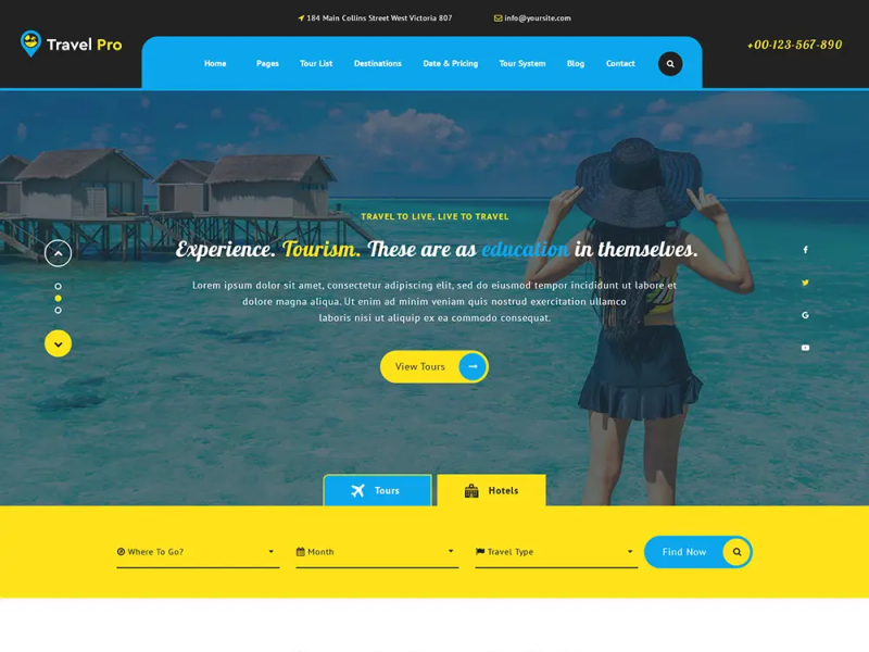 Buy Wordpress Travel Theme For Travel Companies And Agencies By