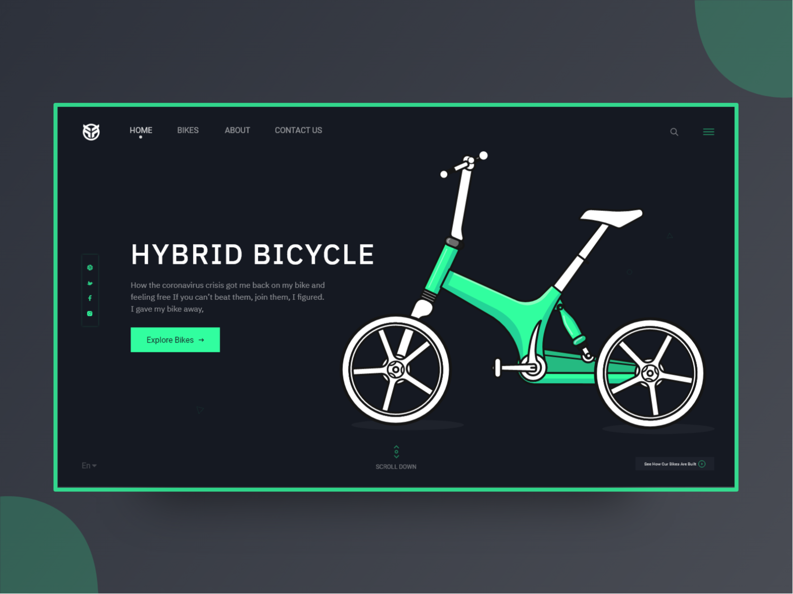 Bicycle Header Exploration Design By Naimur Rahman On Dribbble