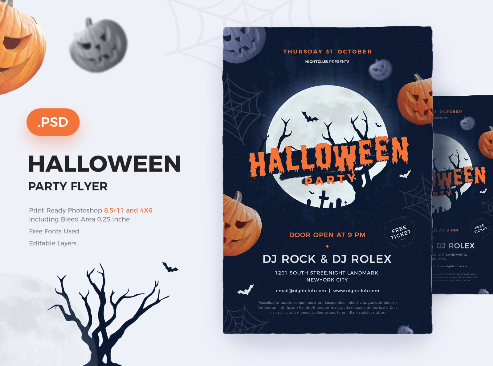 Halloween Flyer By Webduck On Dribbble