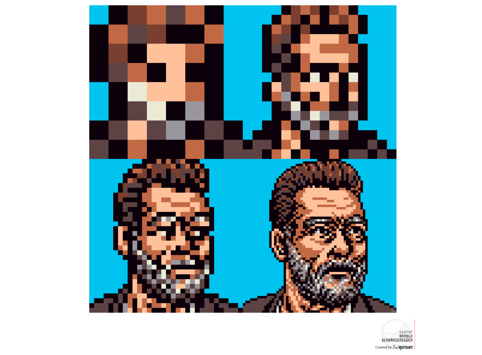 NeoPop Arnold Schwarzenegger By Bad Mutant On Dribbble