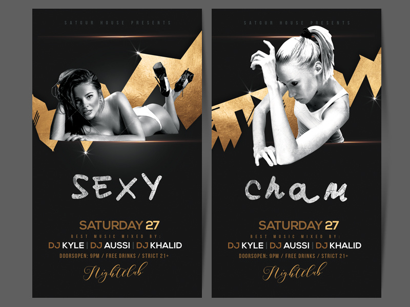 Sexy Nightclub Flyer By Satgur Flyers On Dribbble