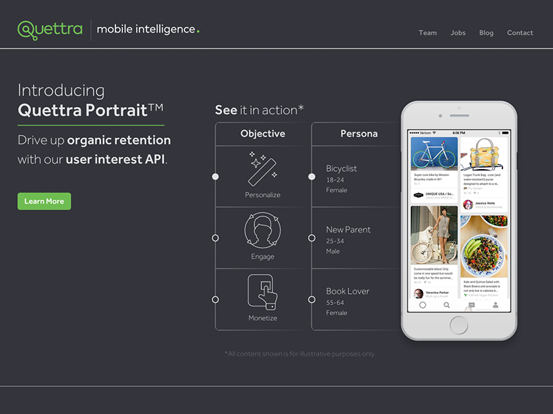 Quettra Ui With Portrait Featured By Hope Armstrong On Dribbble