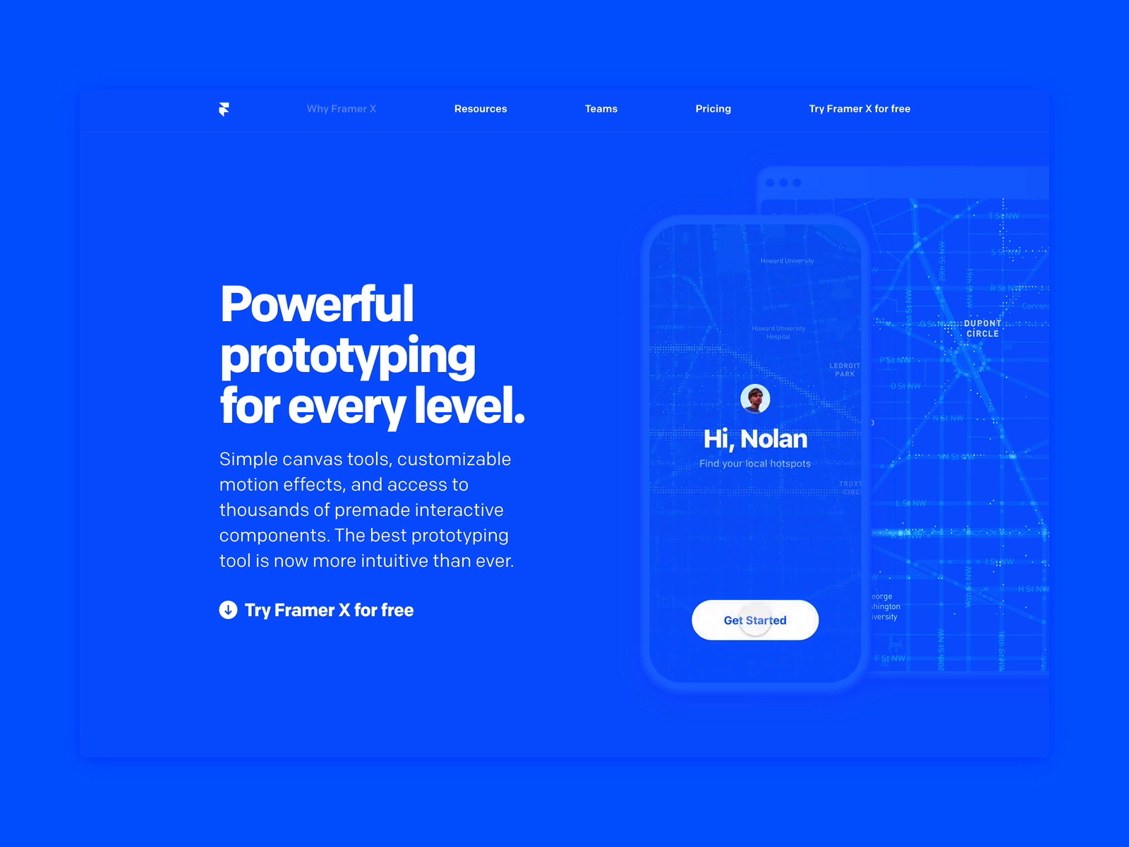 Why Framer X - Prototyping