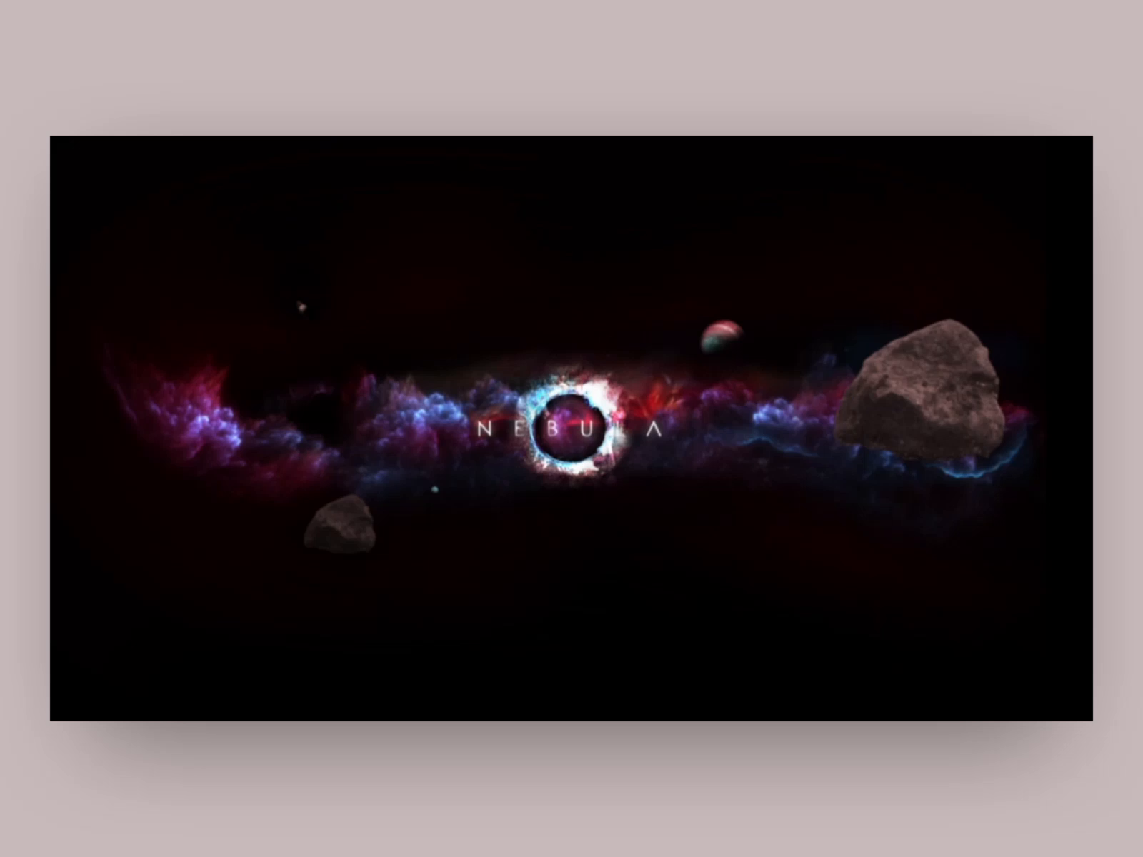 Nebula galaxy intro animation