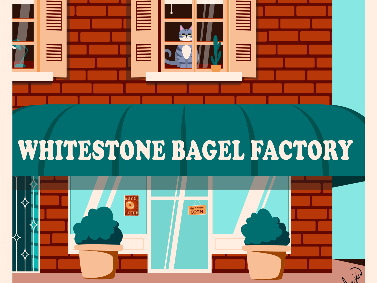 Bakery Storefront Illustration By Najia Khan On Dribbble