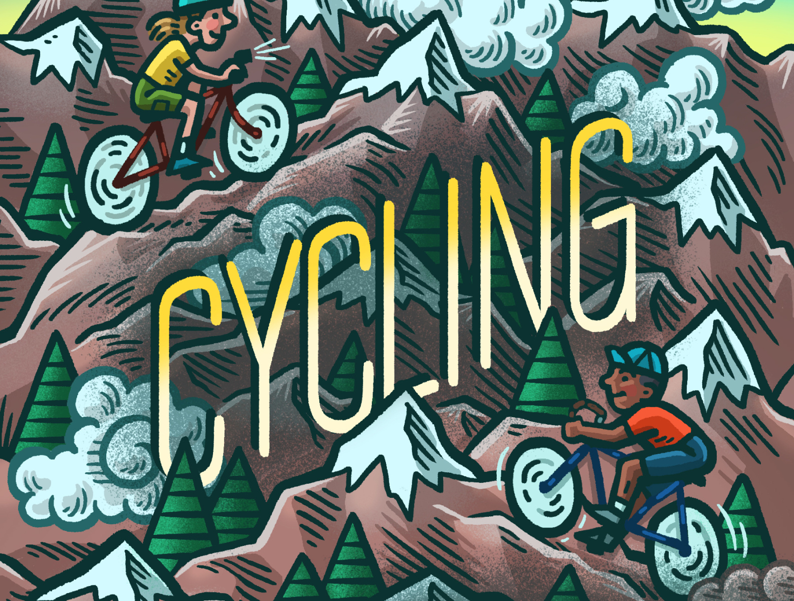 Cycling By Mario Zucca On Dribbble