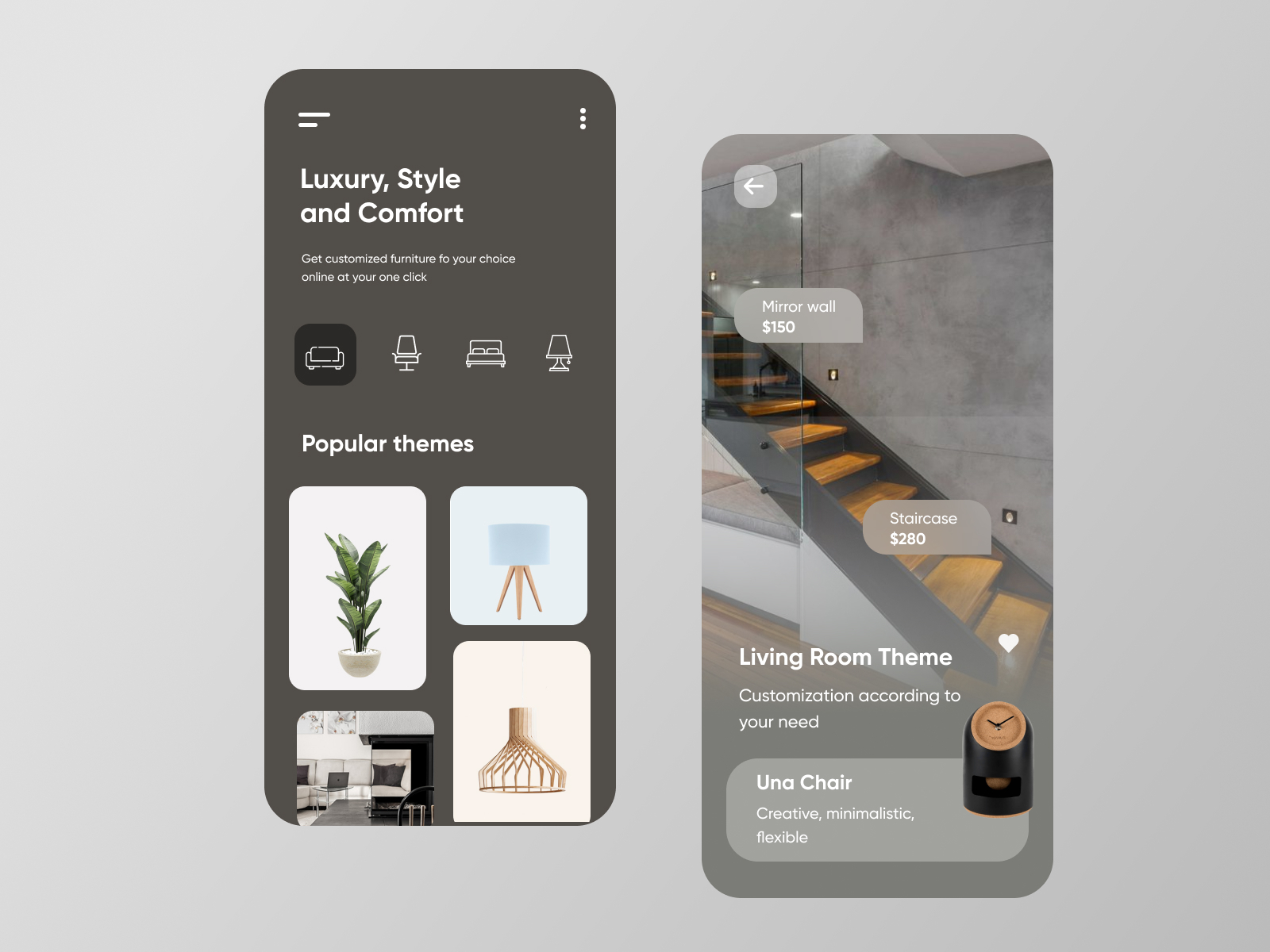 Home Theme Mobile Application UX UI Design By Hira Riaz For Upnow Studio On Dribbble