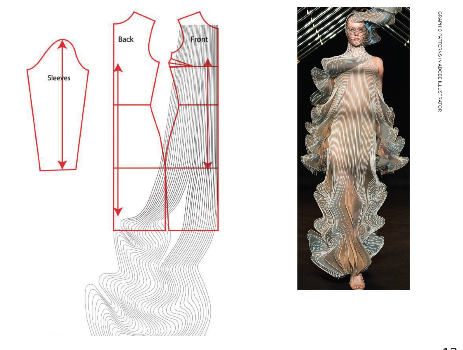 Graphic Pattern For Iris Van Herpen Haute Couture By Danai Alexia