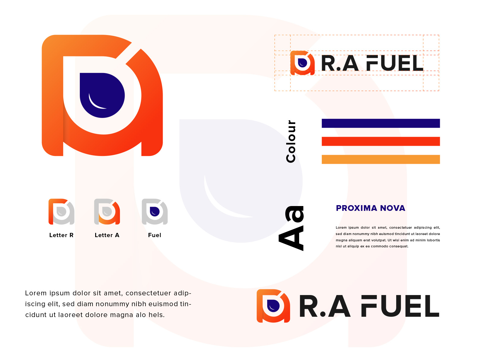 Dribbble R A Fuel Logo Concepts By Parvej Design