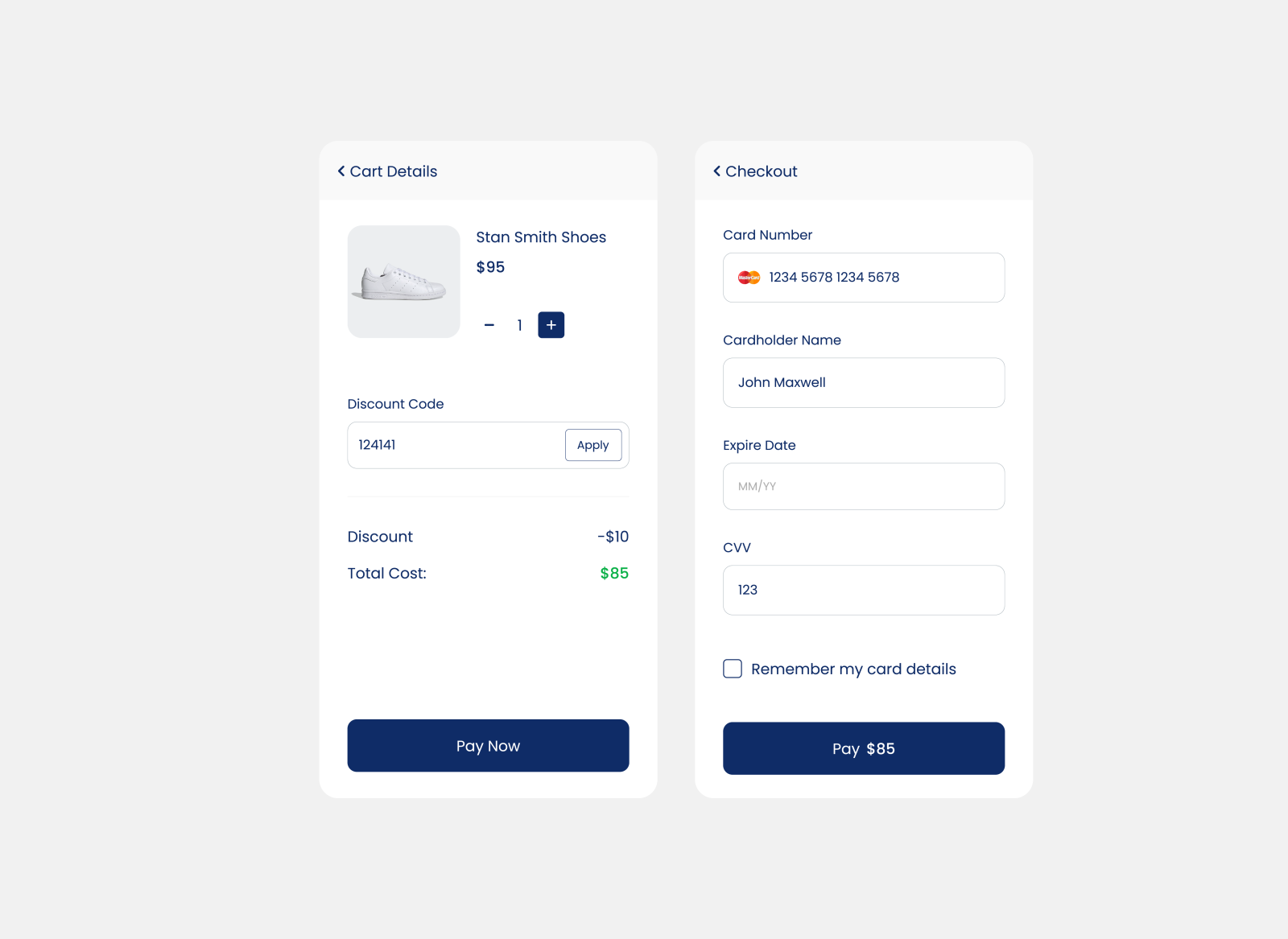 Daily Ui Challenge Checkout By Mina Zardosht On Dribbble