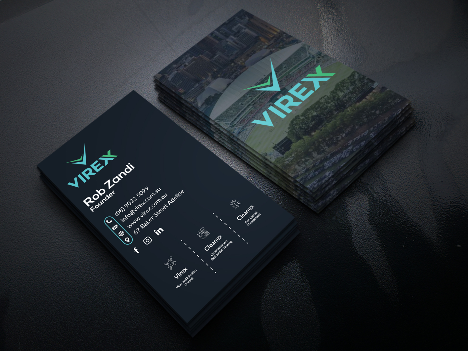 Unique Creative Modern Professional Business Card Design By Shifat Sarkar On Dribbble