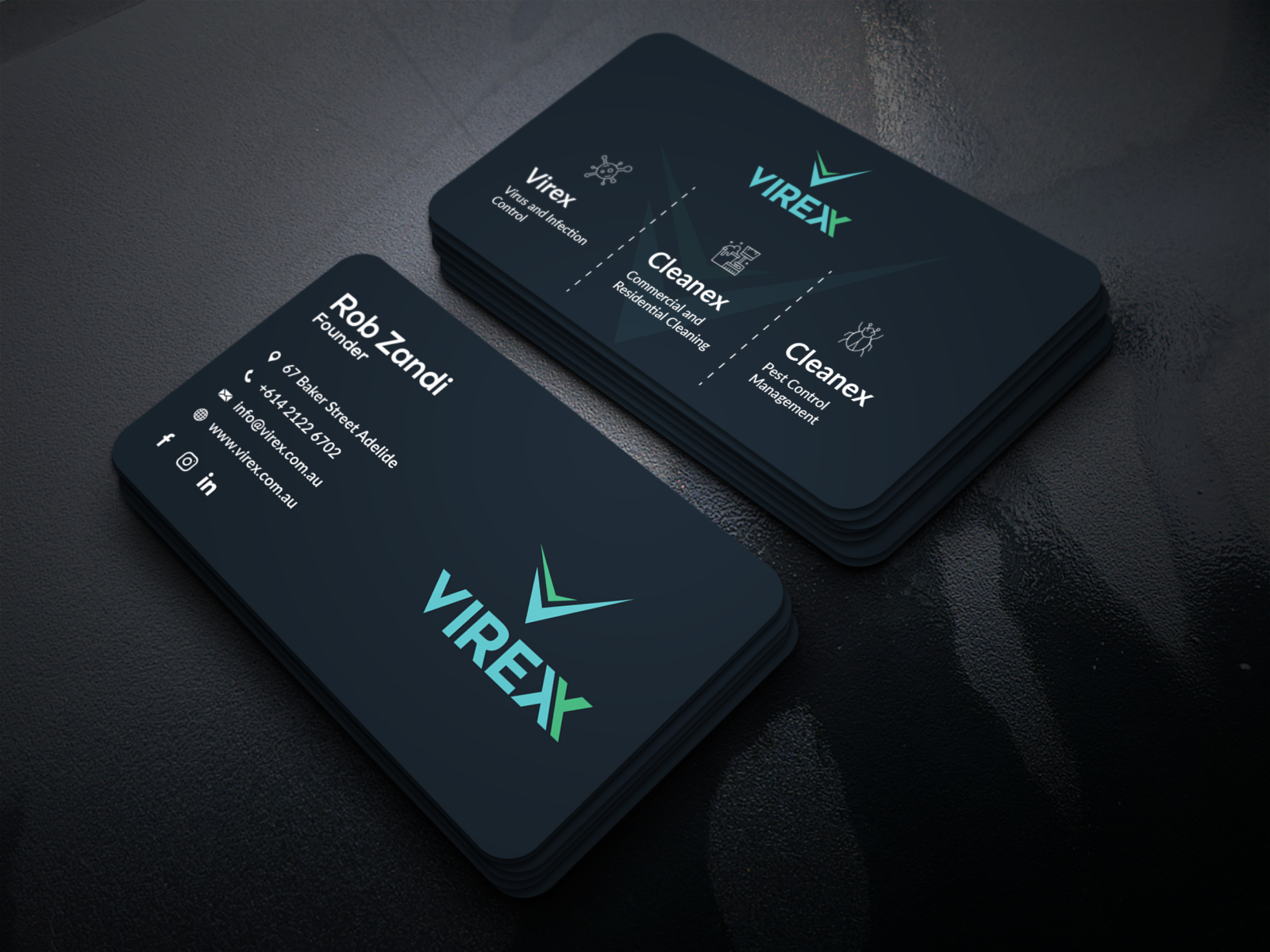 Unique Creative Modern Professional Business Card Design By Shifat Sarkar On Dribbble