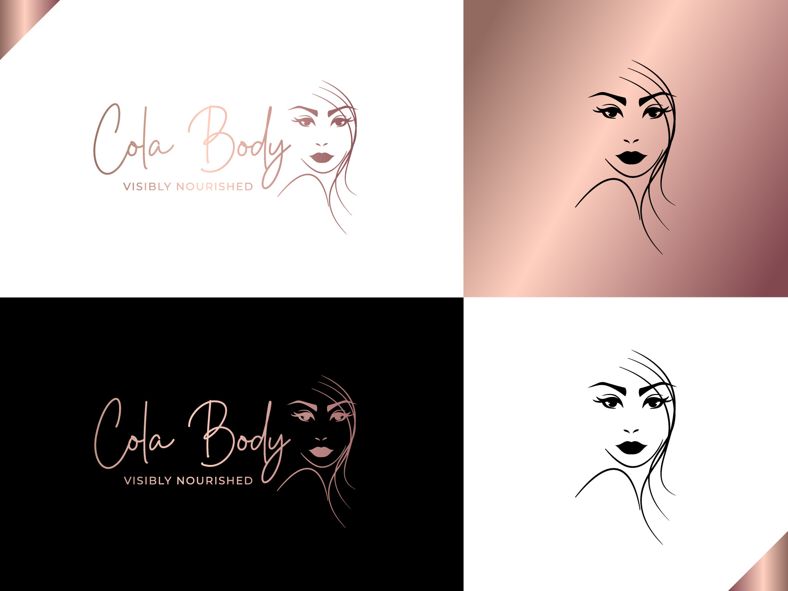 Feminine Luxury Logo Design By Mst Nusrat Jahan On Dribbble