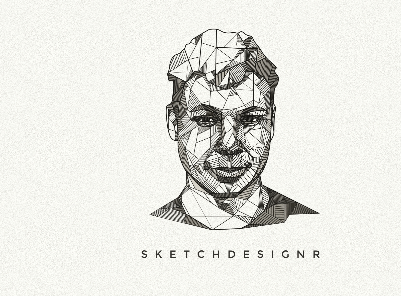 Geometric Portrait Design By Sketchdesignr On Dribbble