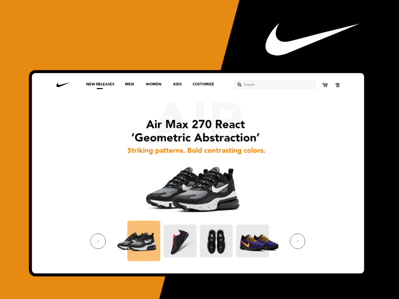 Nike Homepage Redesign By Rafea Fhaily On Dribbble