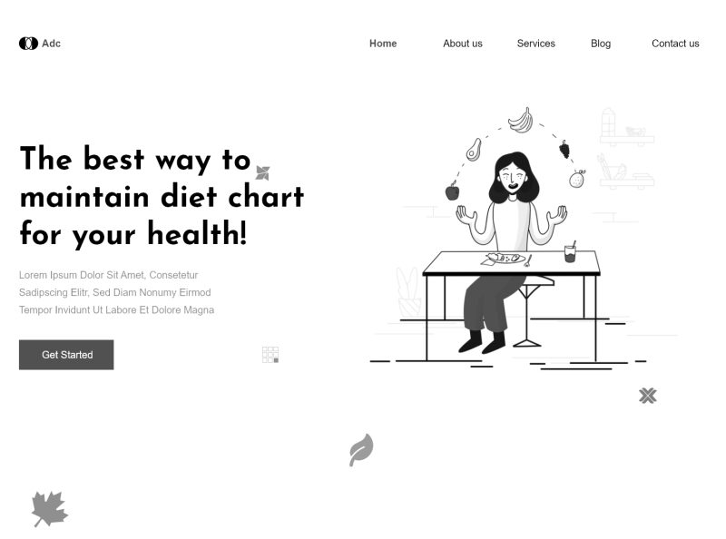 Dribbble Health Landing Page By Ayesha Siddika