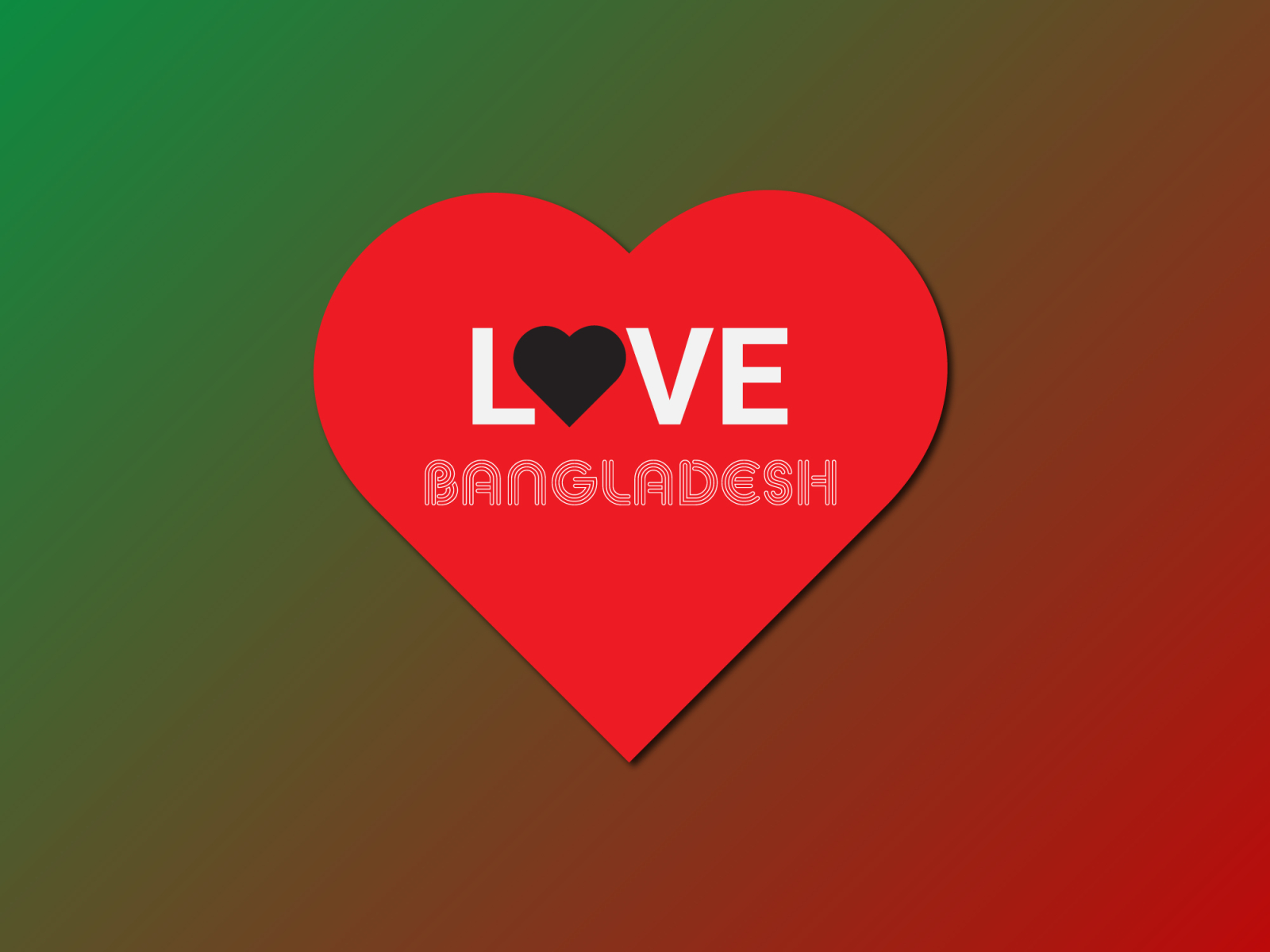 Love Logo Design For Bangladesh By Md Safiqul Haque On Dribbble