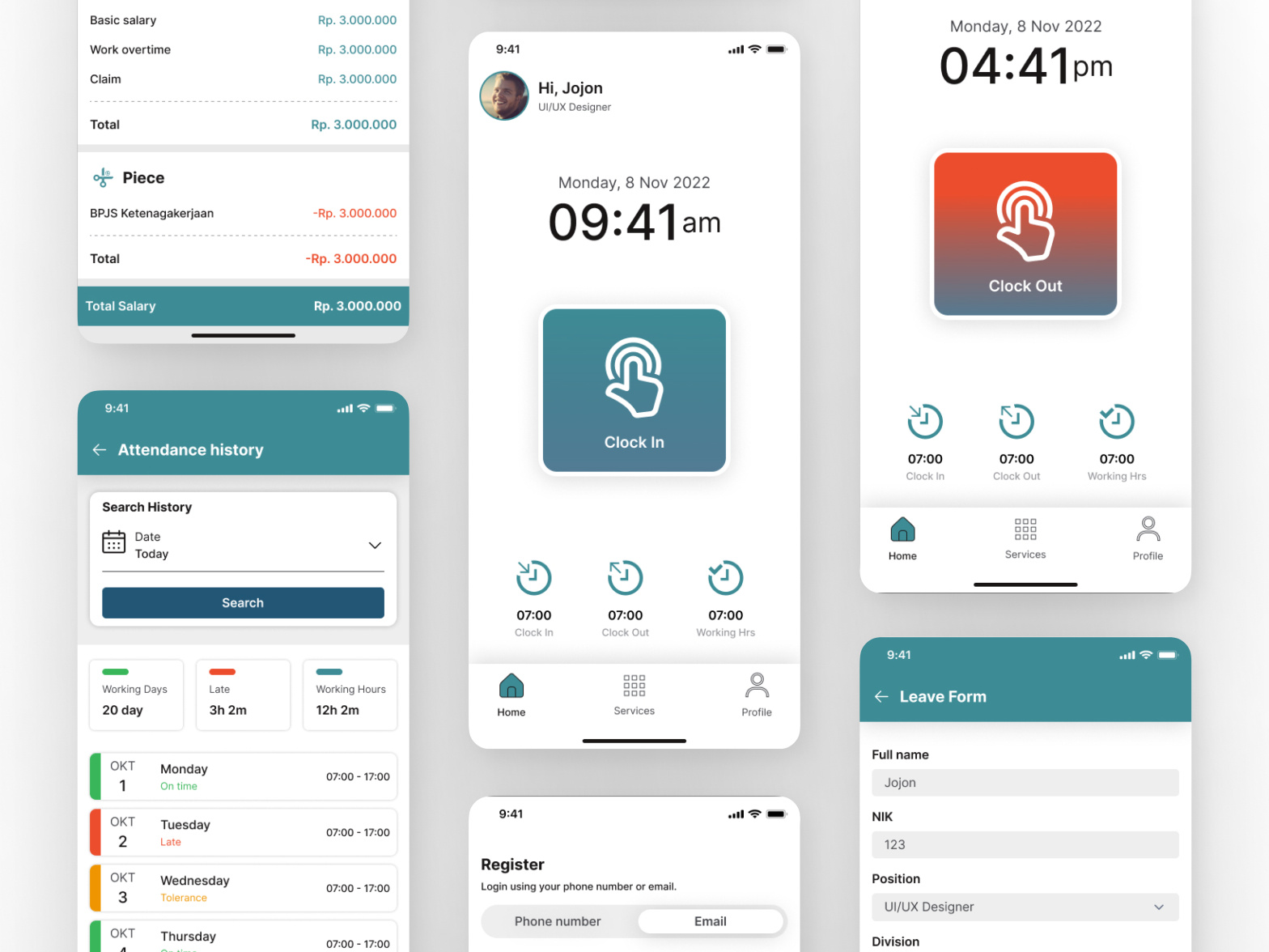 Absensi App Mobile Design By Afif Ubaydillah On Dribbble