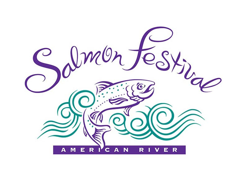 Salmon Festival Logo X By Laurel Mathe On Dribbble