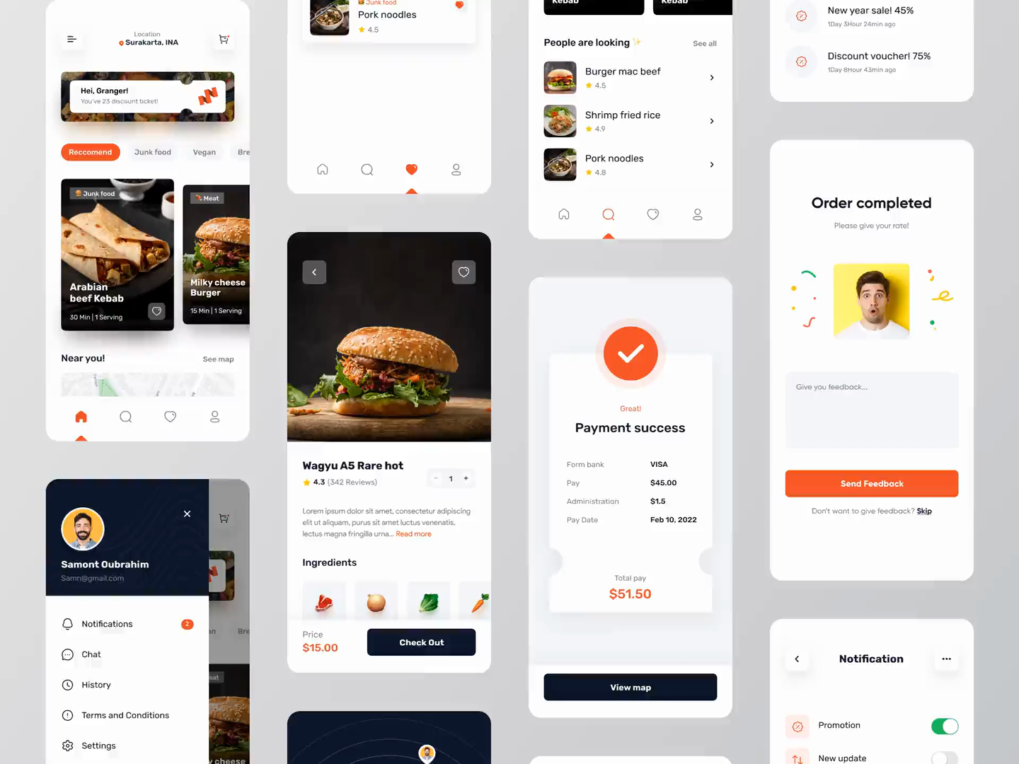 Foodama Food Delivery Mobile App By Fandit Giovani For Odama On Dribbble