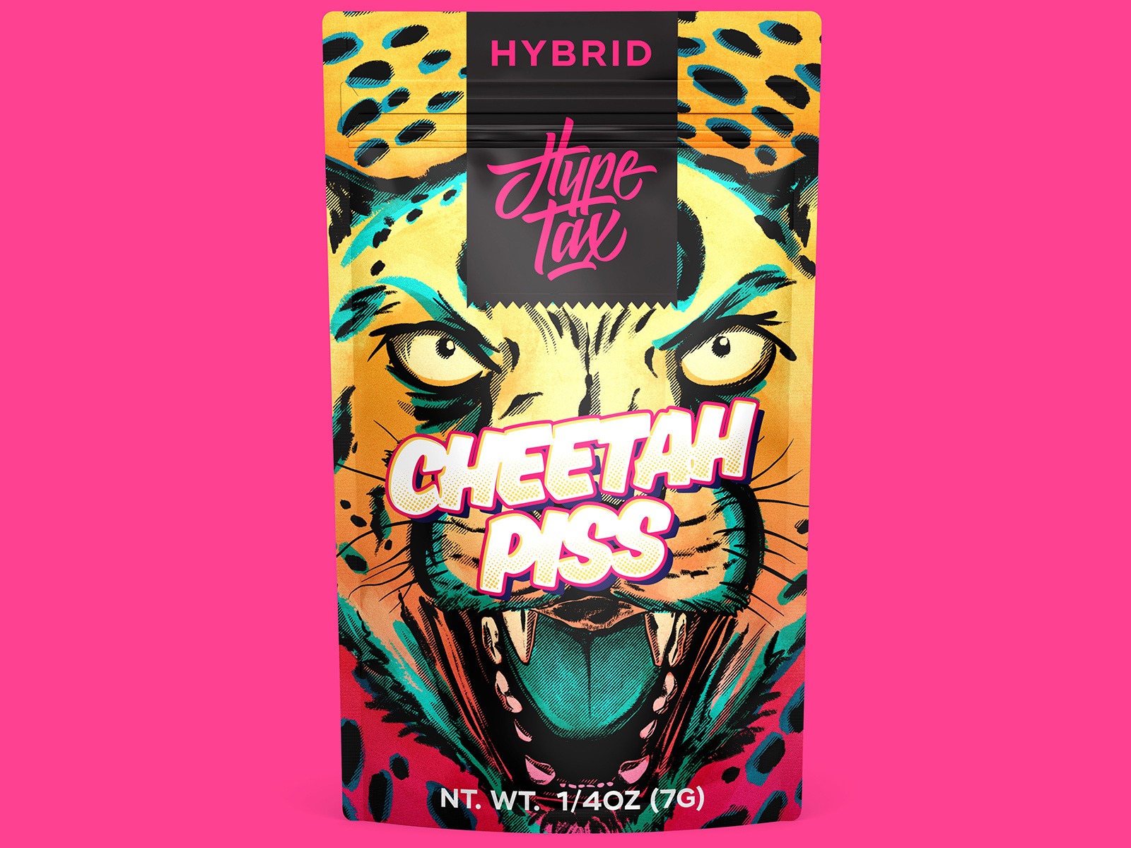 Hype Tax Cheetah Piss By Isaac LeFever On Dribbble