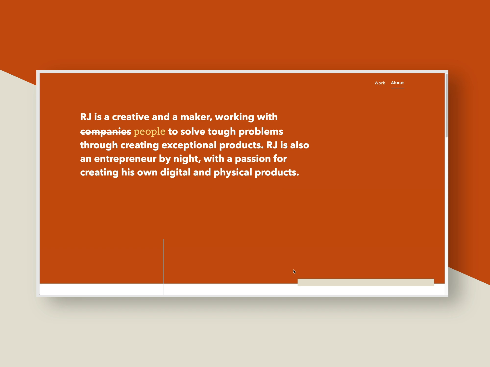 Portfolio Refresh - Animation