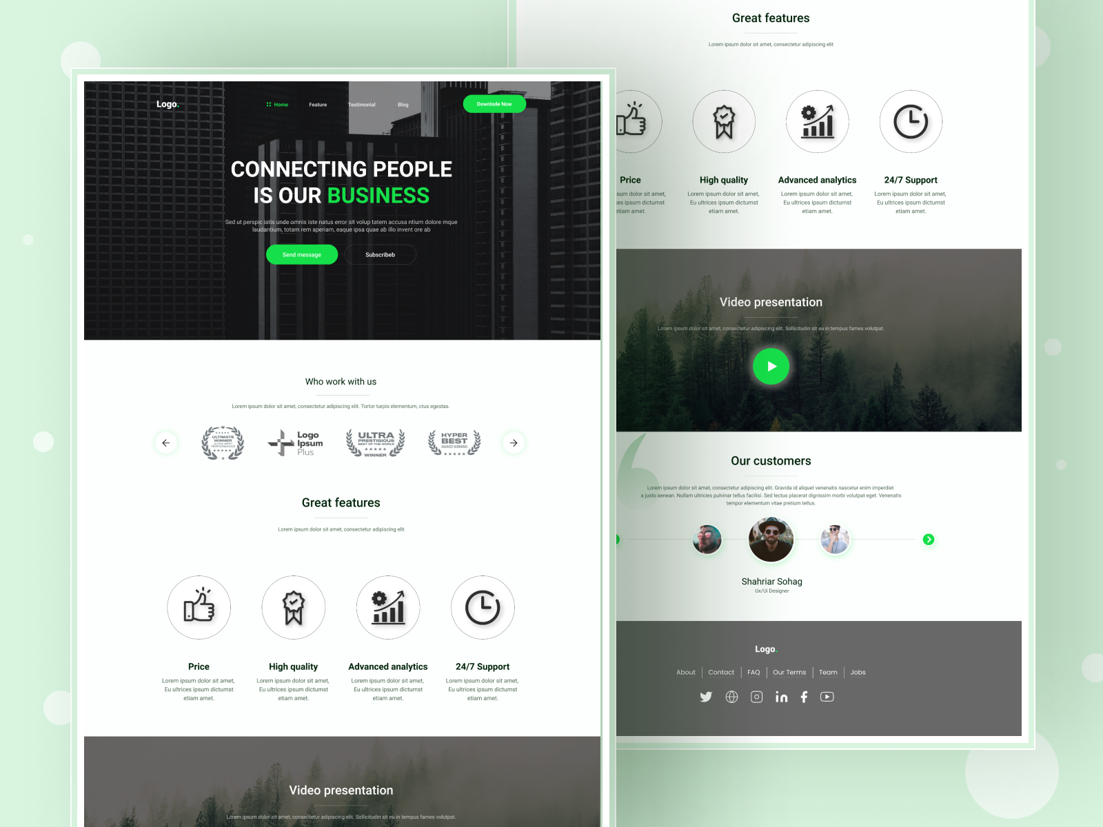 Agency Landing Page By Shahriar Sohag For ITO Team On Dribbble