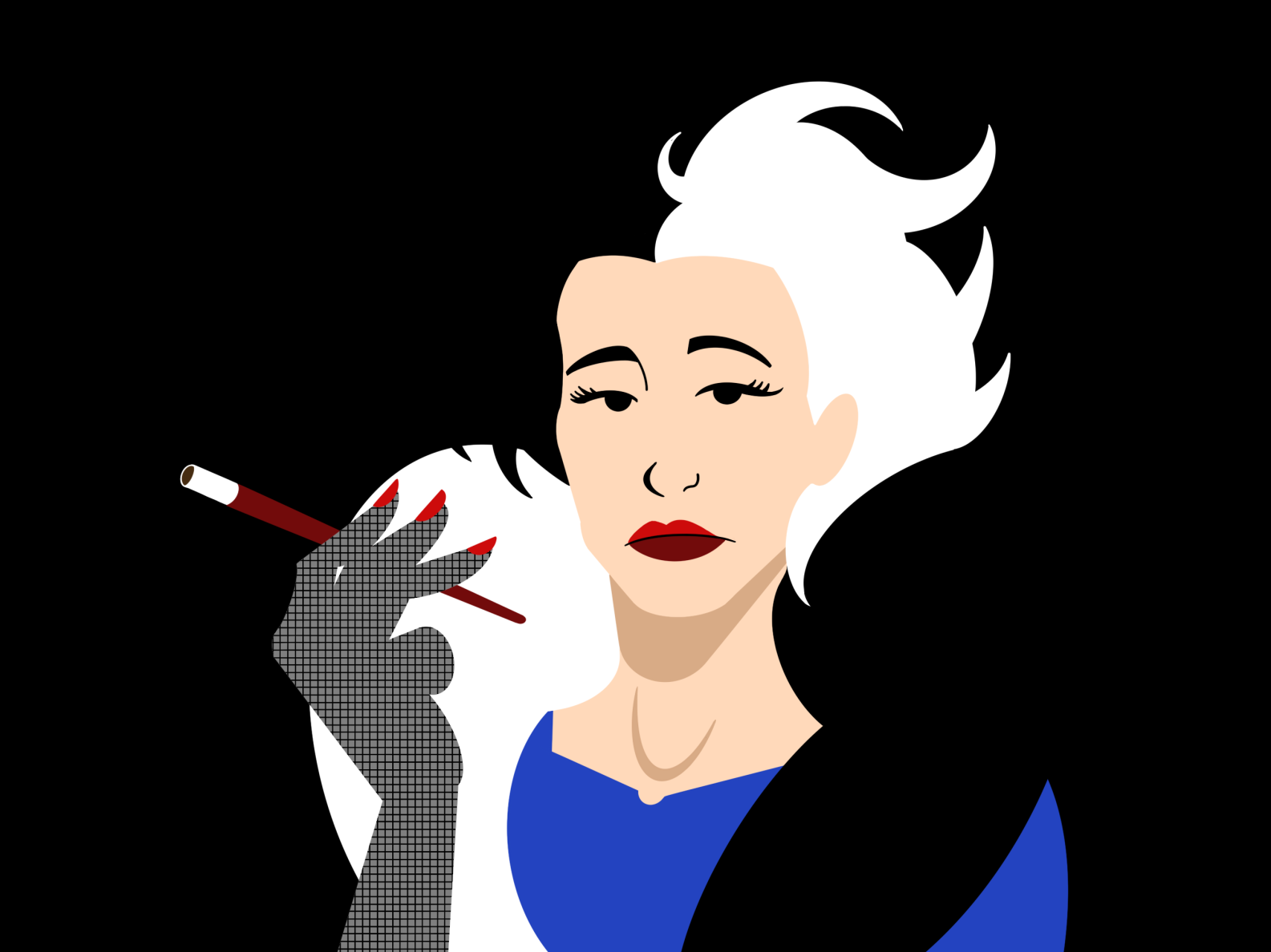 Cruella De Vil Illustration By Eklundsworld On Dribbble